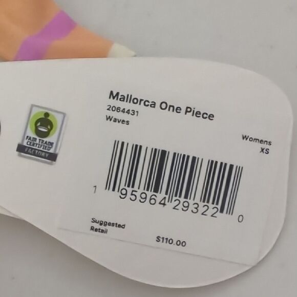 NWT Prana Colorful Striped One-Piece Swimsuit - Picture 5 of 5